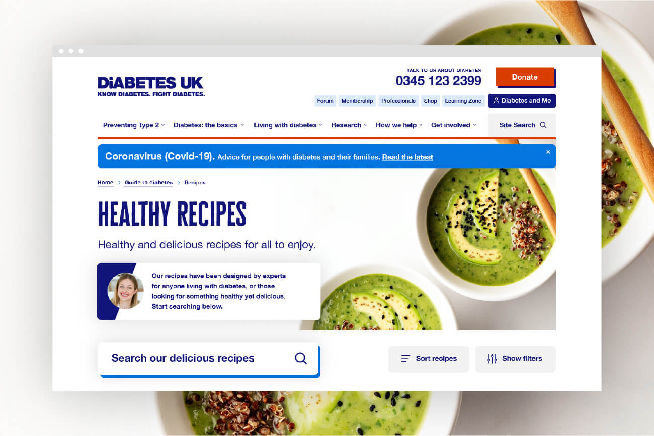 Diabetes UK website