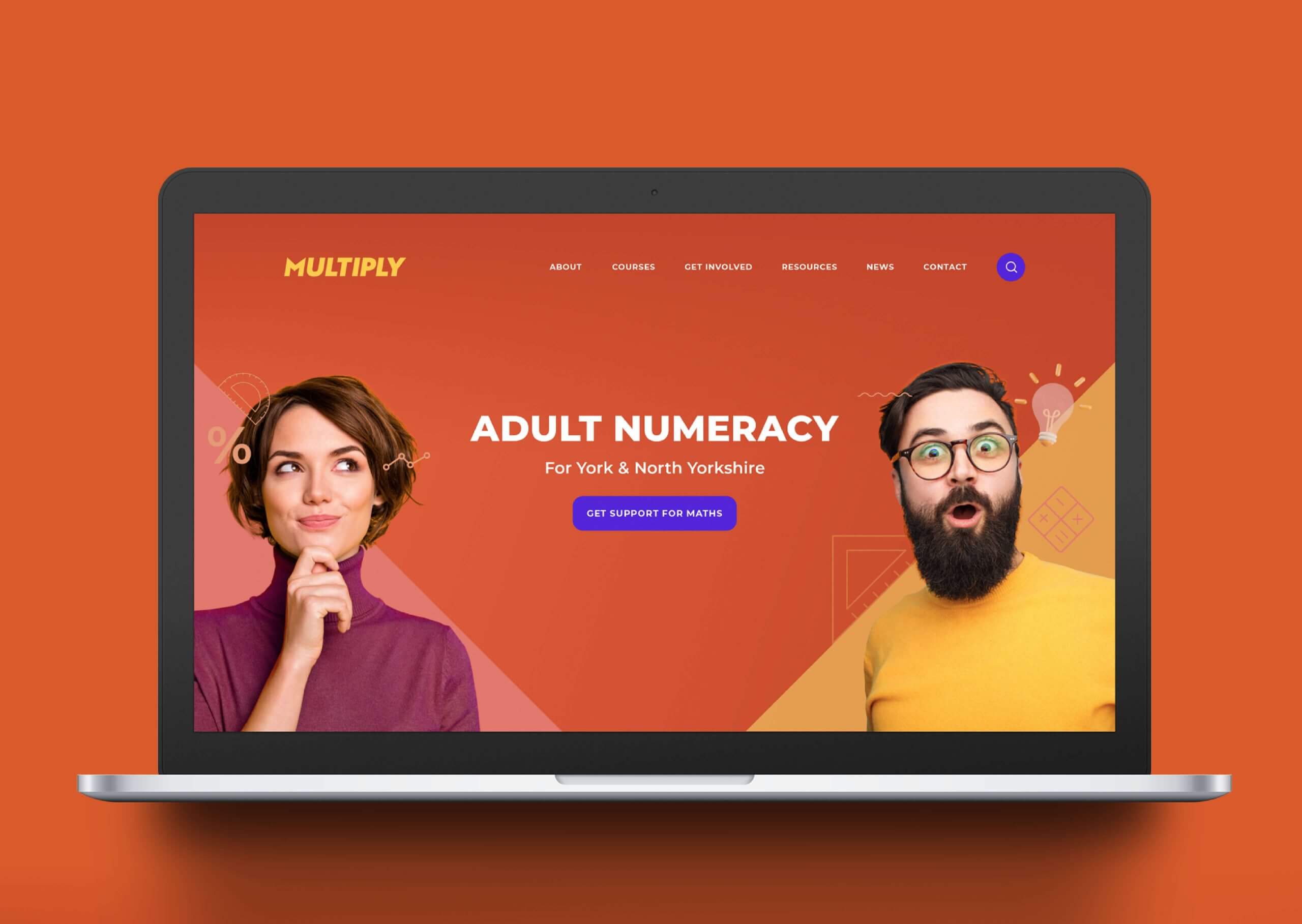 Multiply web design
