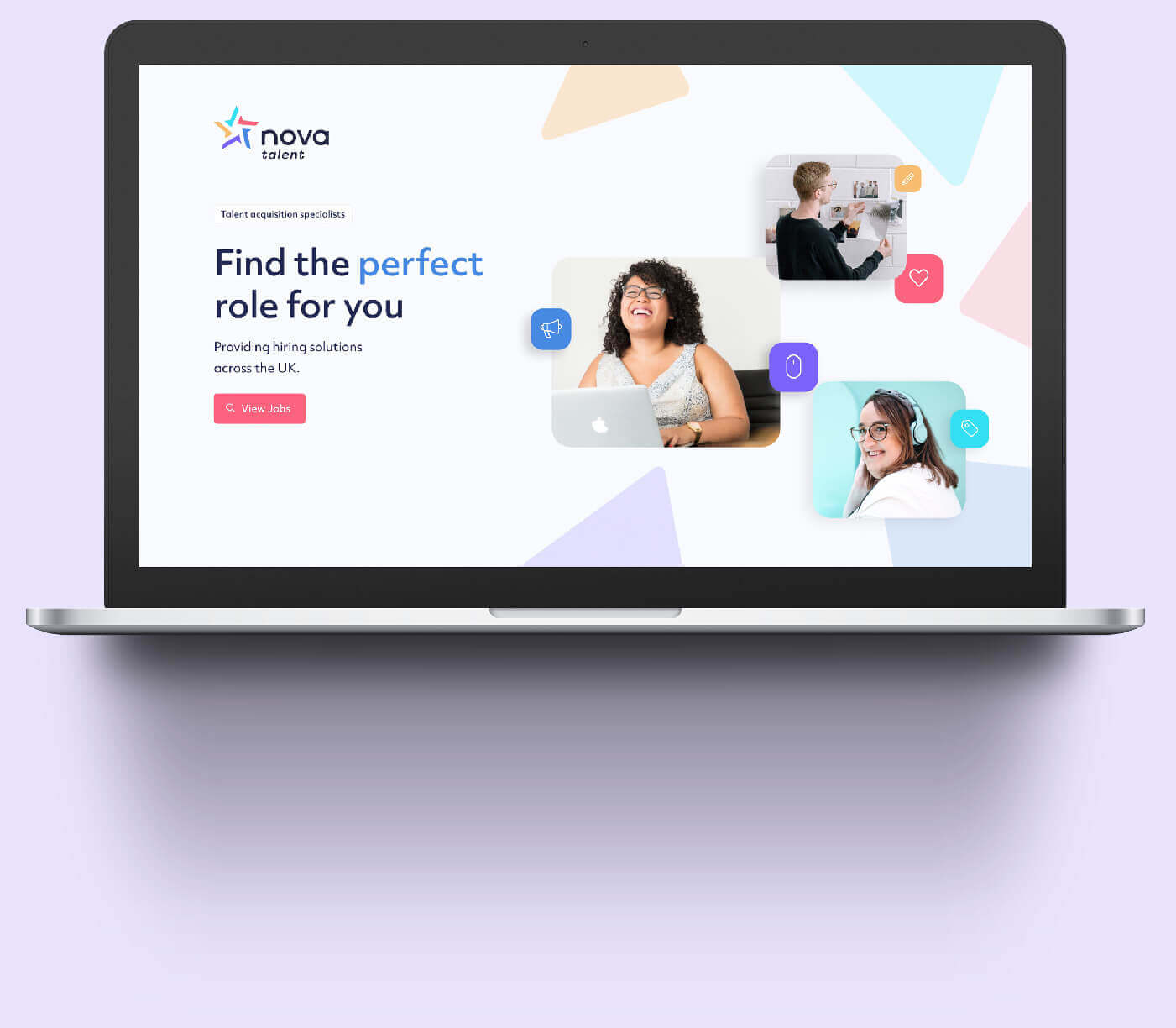 Nova talent web design
