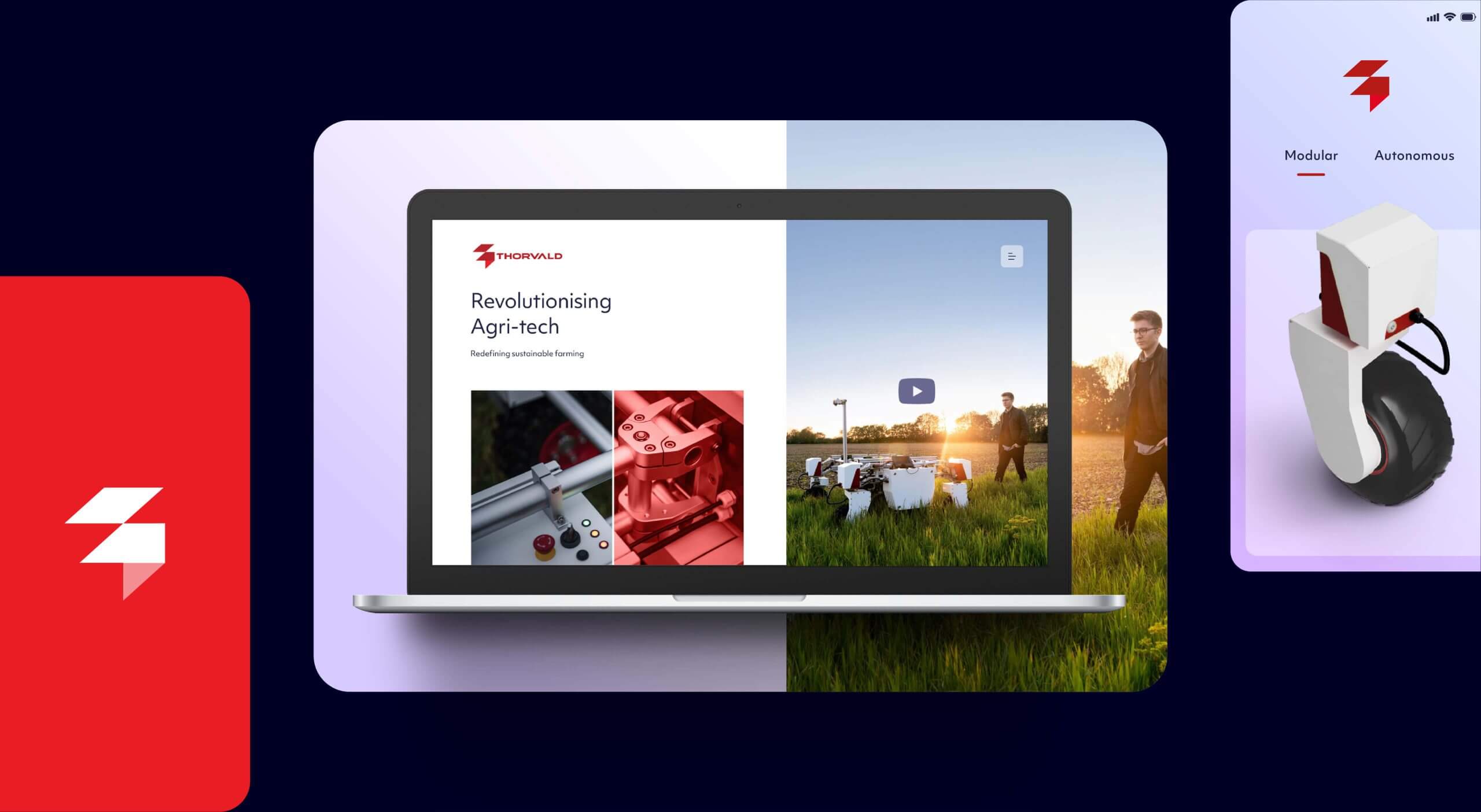 Thorvald web design